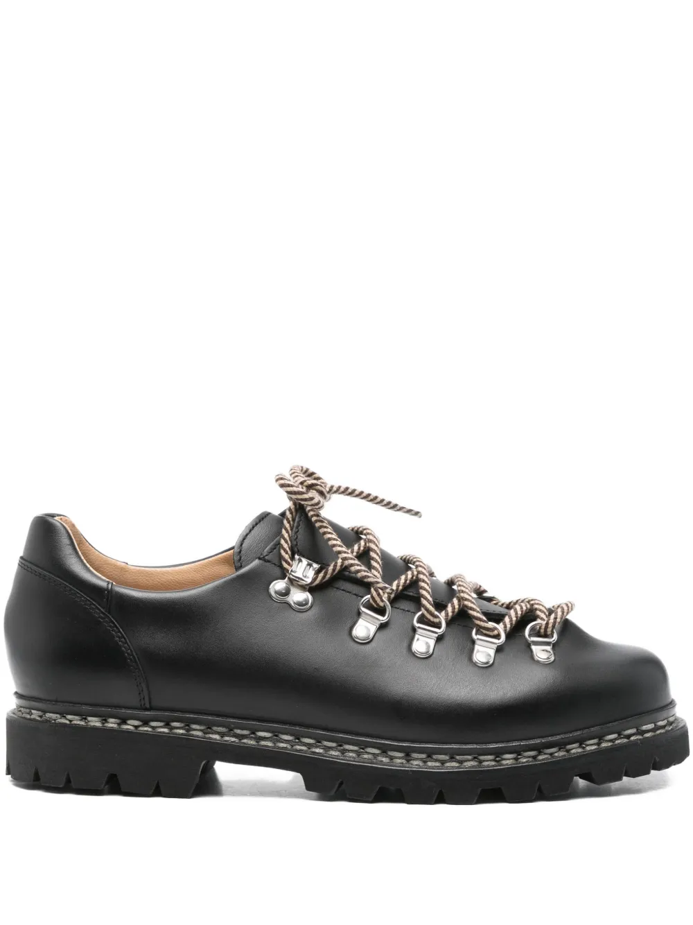 Paraboot Clusaz leather lace-up boots Black