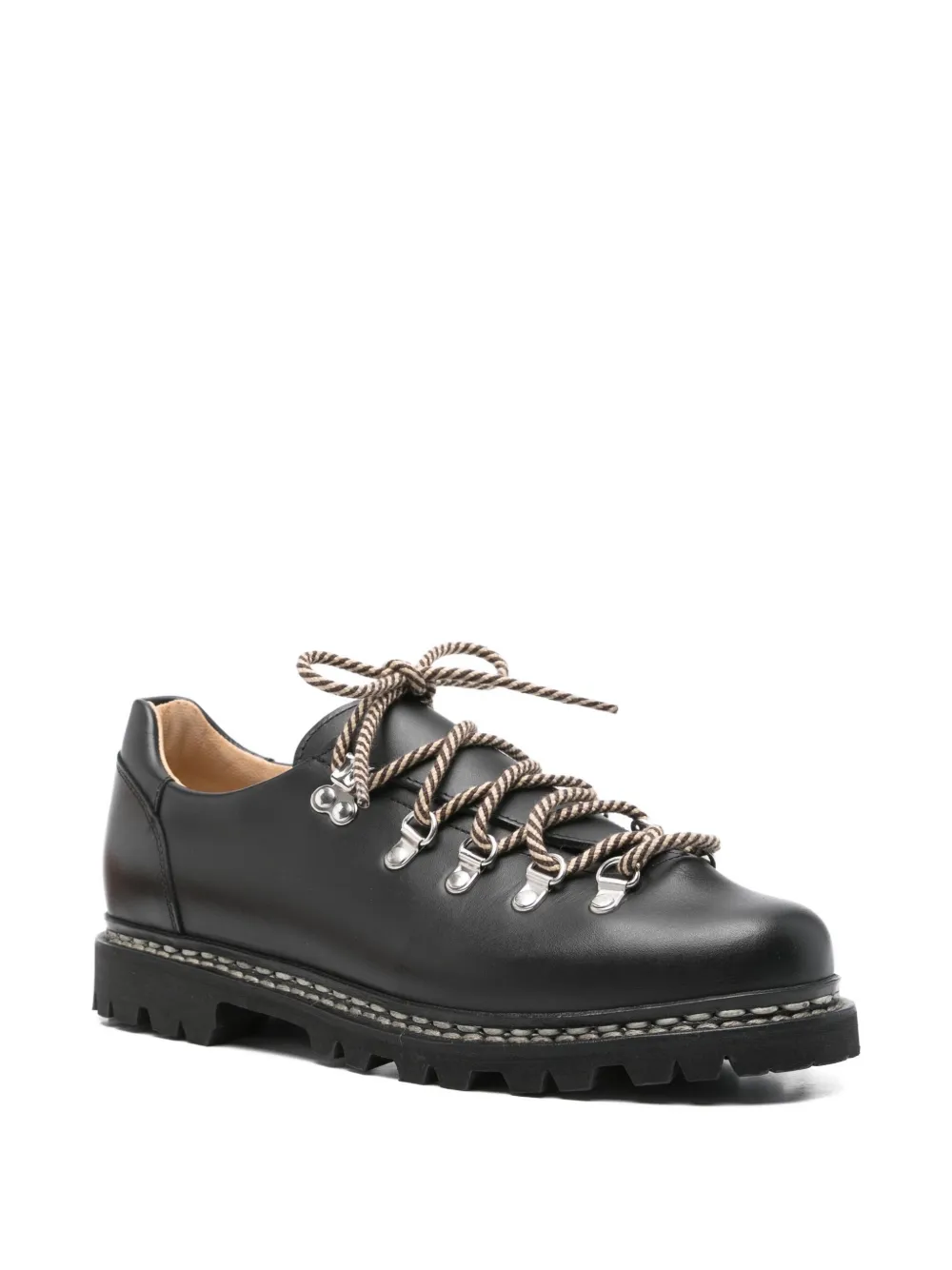 Paraboot Clusaz leather lace-up boots Black