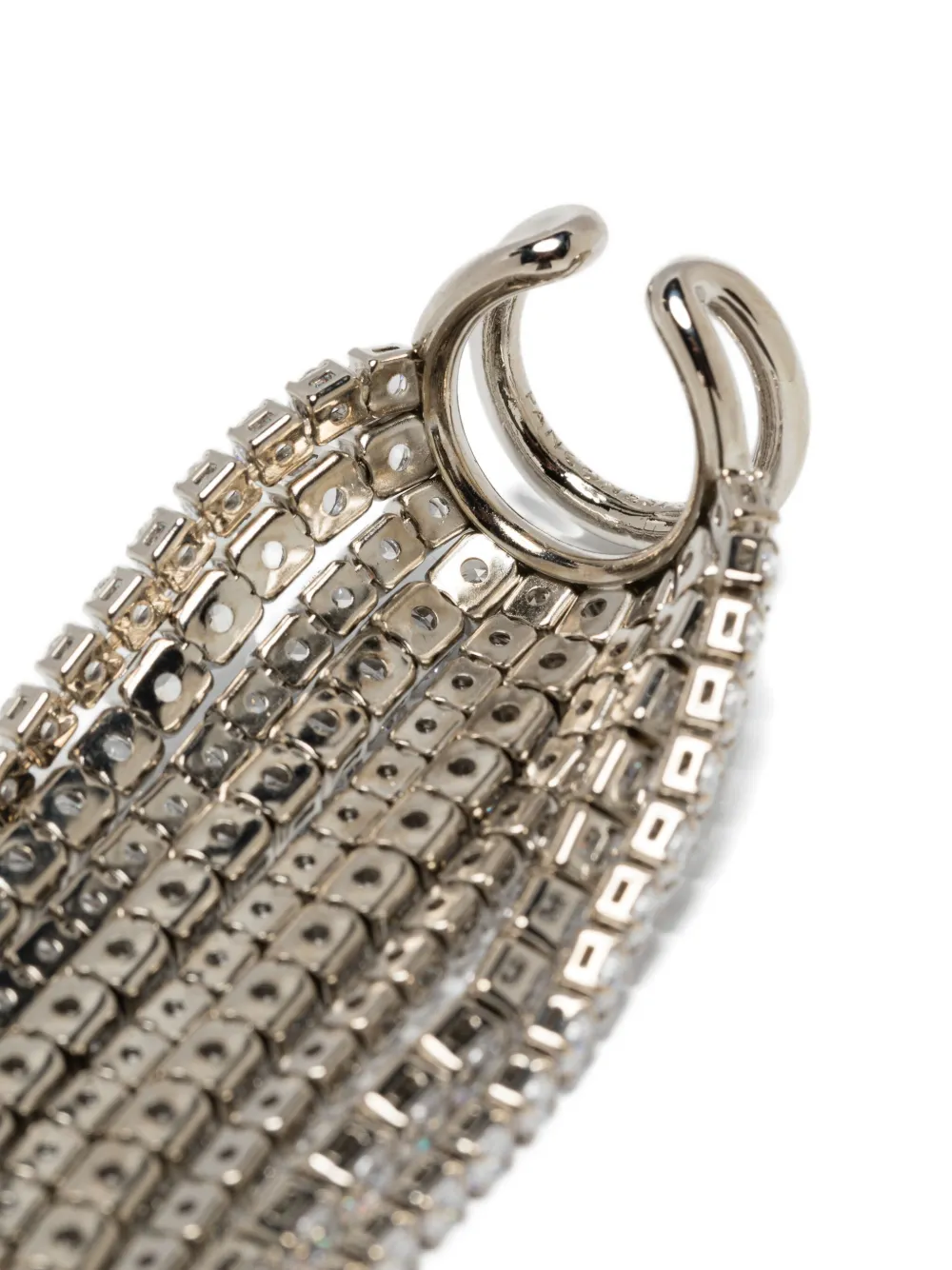 Panconesi Crystal-embellished Ear Cuff In Metallic