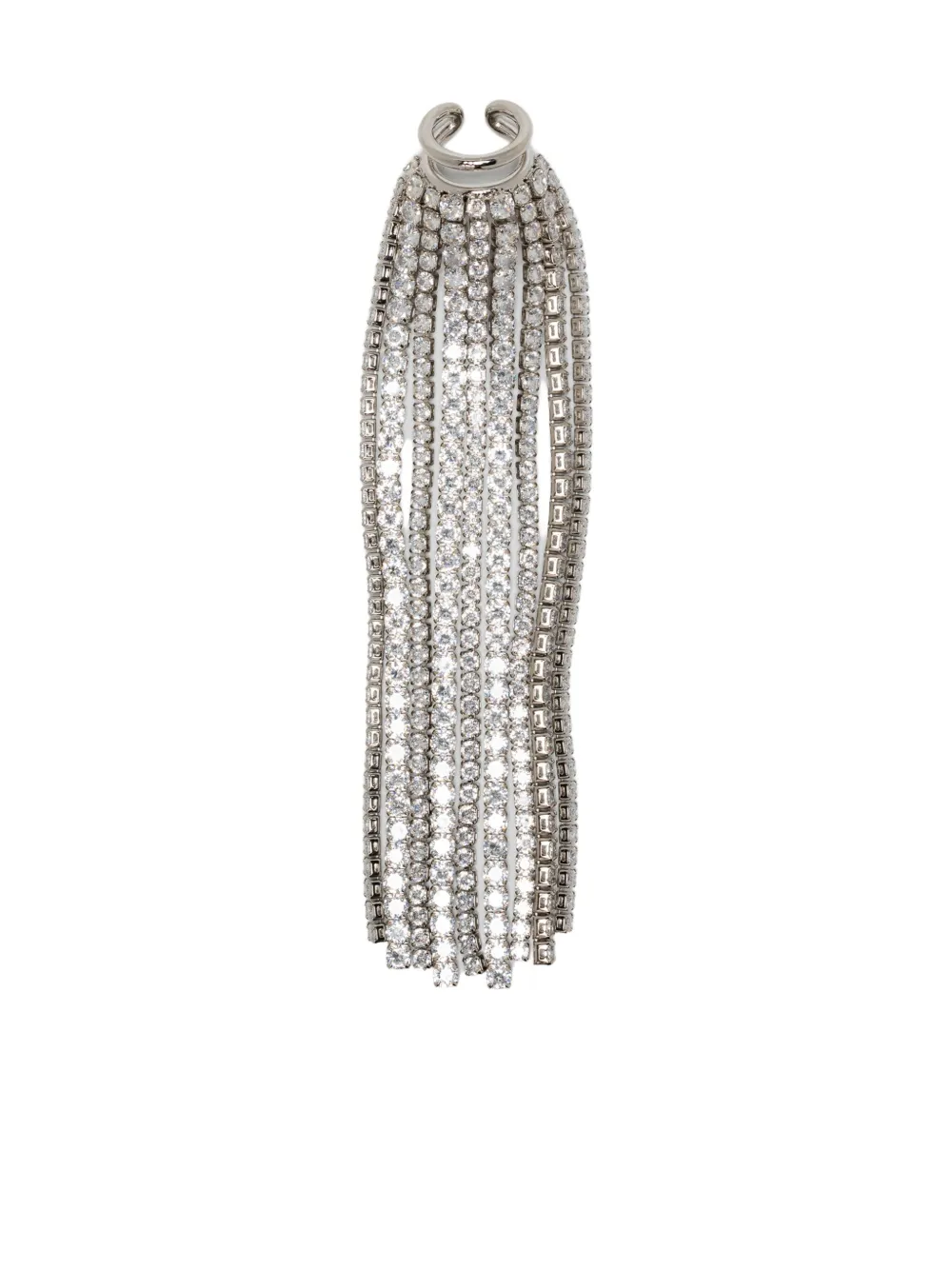 Panconesi crystal-embellished ear cuff | Silver | Image 1