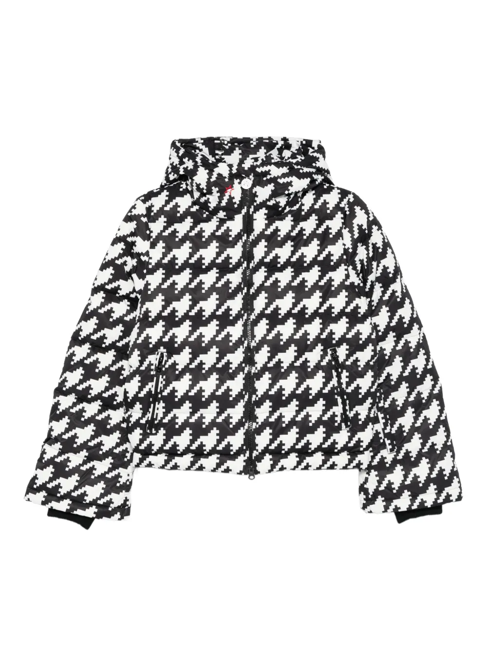 Perfect Moment houndstooth oversized coat | White | Image 1