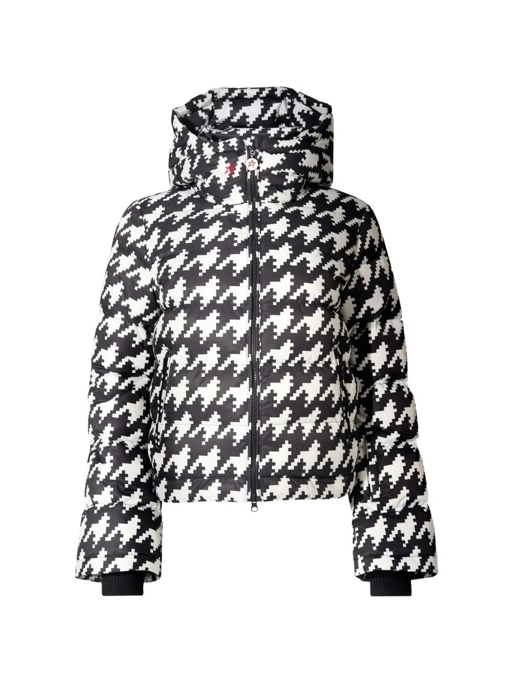 Perfect Moment houndstooth oversized coat - Weiß