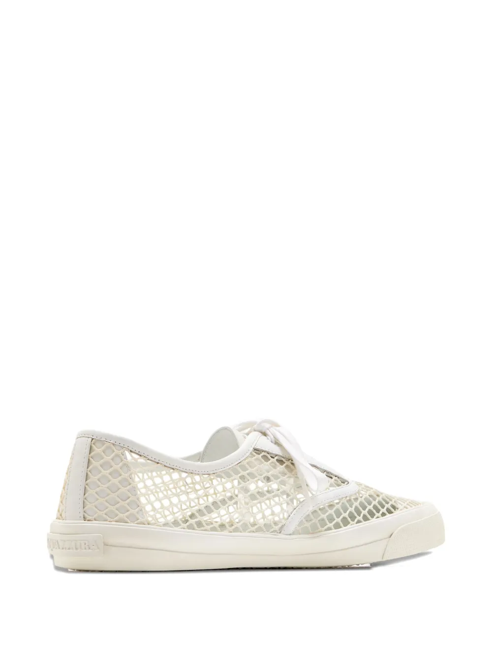 Aquazzura mesh-panel sneakers - Wit