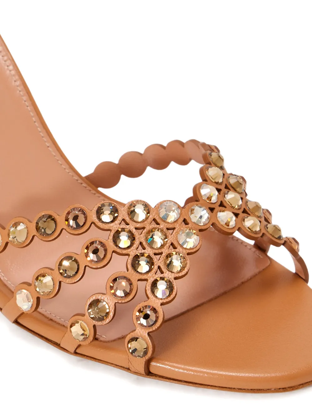 Aquazzura 75mm Tequilla sandals Brown