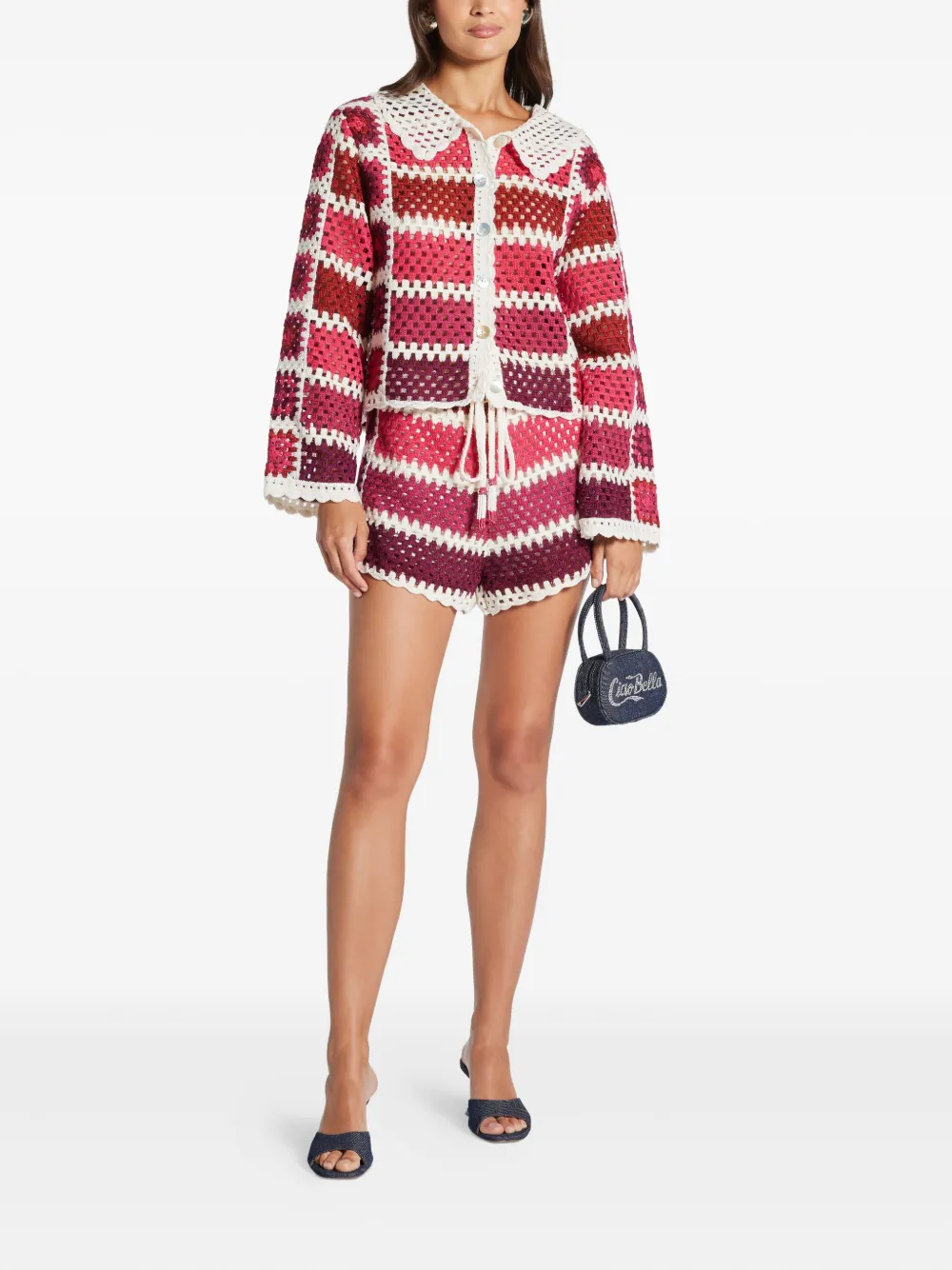 FARM Rio crochet-knit cardigan | Cardigans | Image 2
