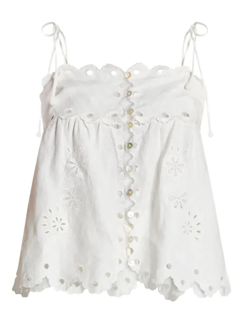 FARM Rio cut-out detail top