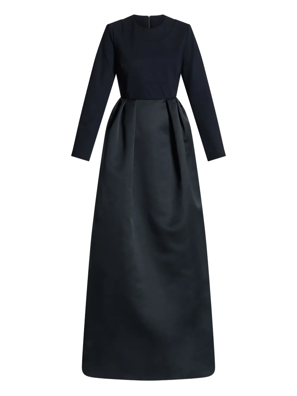 Greta Constantine Santi Long-sleeved Maxi Dress In Black