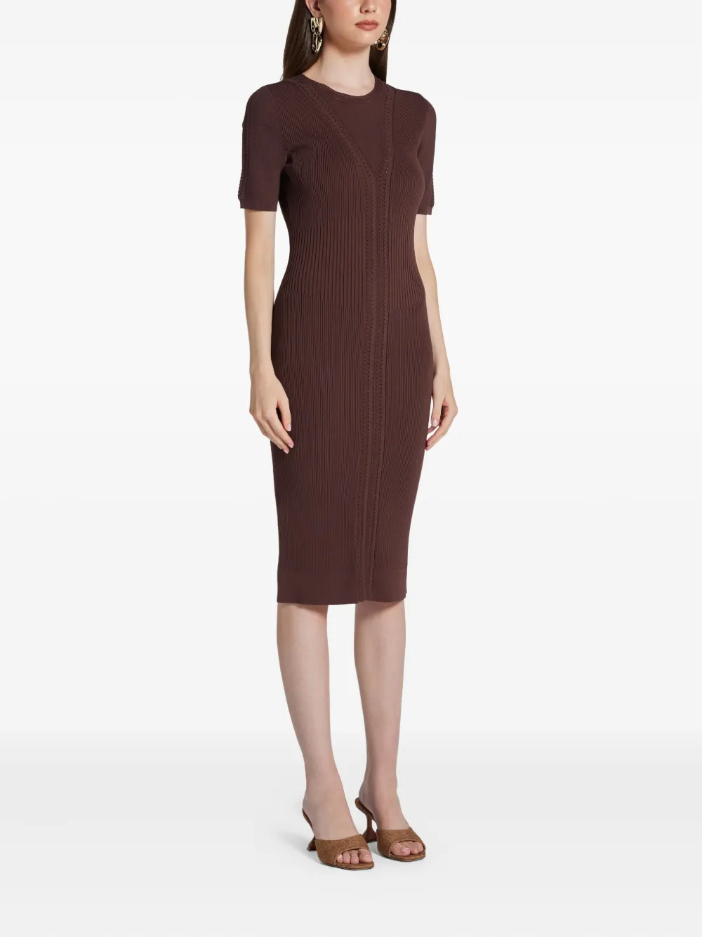 Hervé Léger Alina jurk Bruin