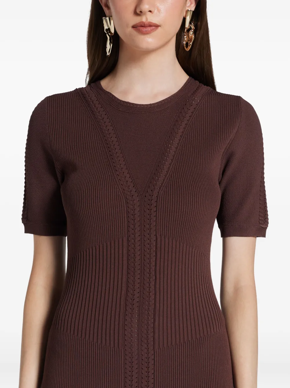 Hervé Léger Alina jurk Bruin