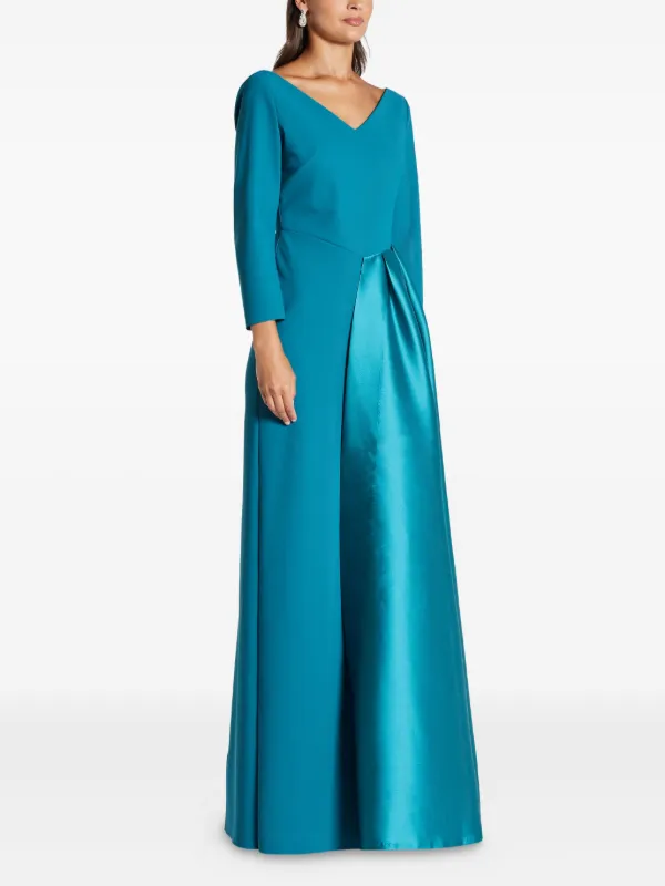 beach one shoulder wedding dress Satin Minimalist Long Julia 8 US (40 EU) / White CN(Origin) For Pregnant Women Indo Western Western Dresses Size:16 size Maxi lenght True