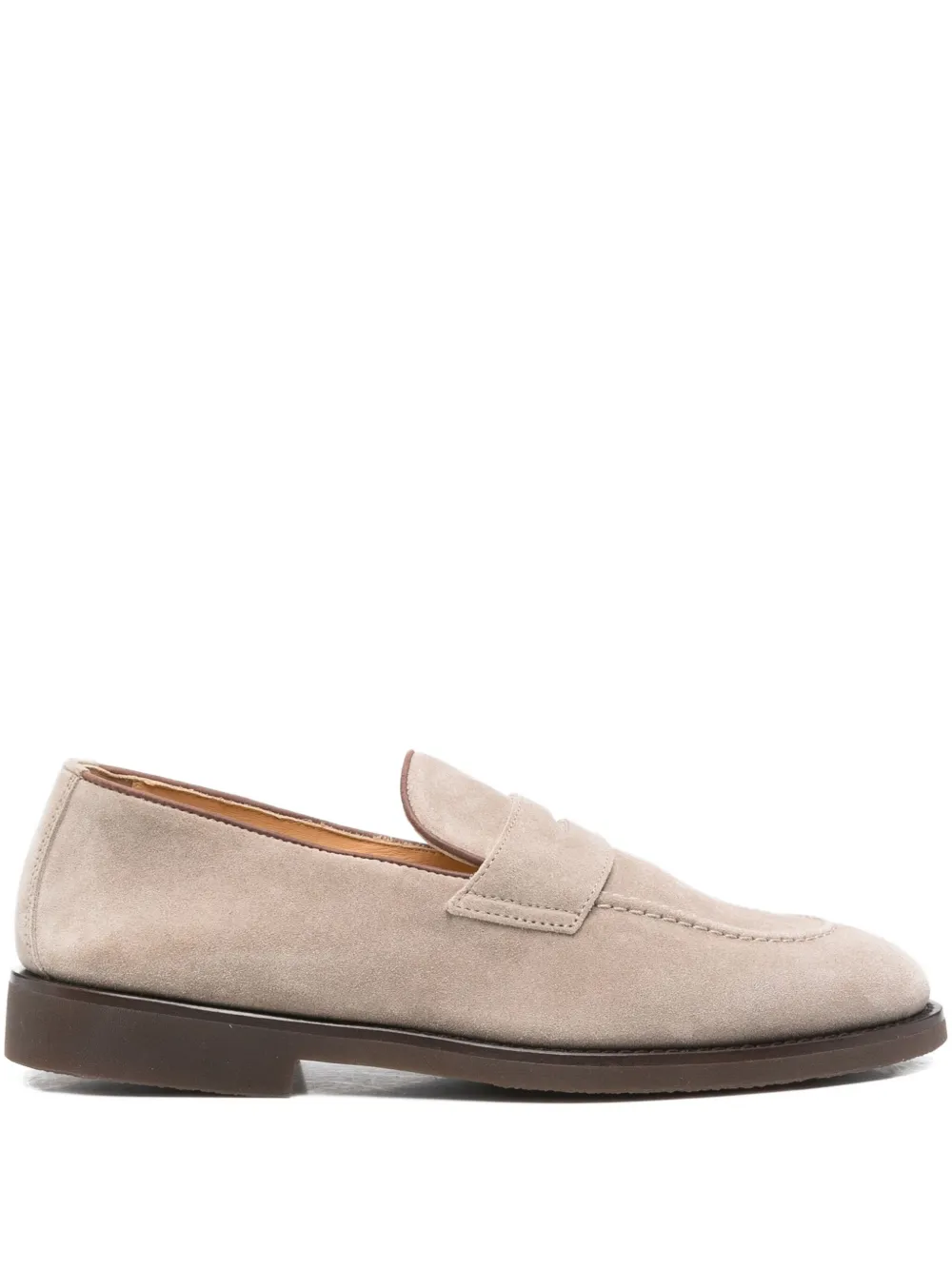 Brunello Cucinelli suede loafers Neutrals