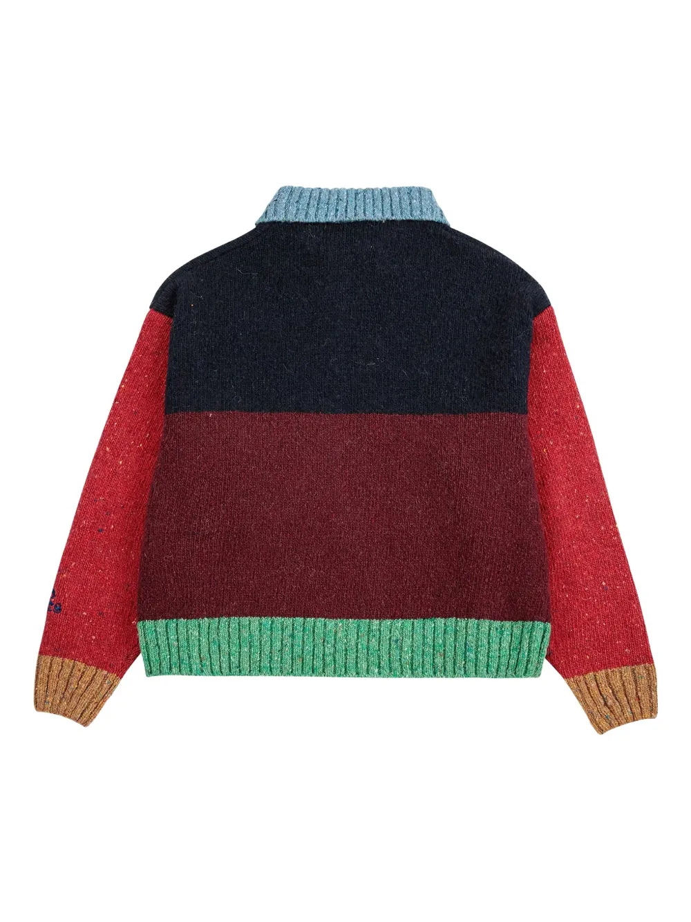 Bobo Choses Colourblock Zip-up Cardigan In Multi