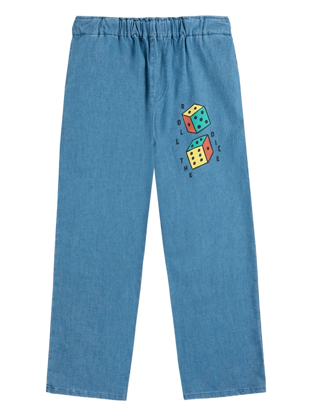 Bobo Choses Roll the Dice elastic-waist jeans | Blue | Image 1