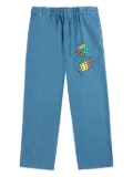 Bobo Choses Roll the Dice elastic-waist jeans - Blue