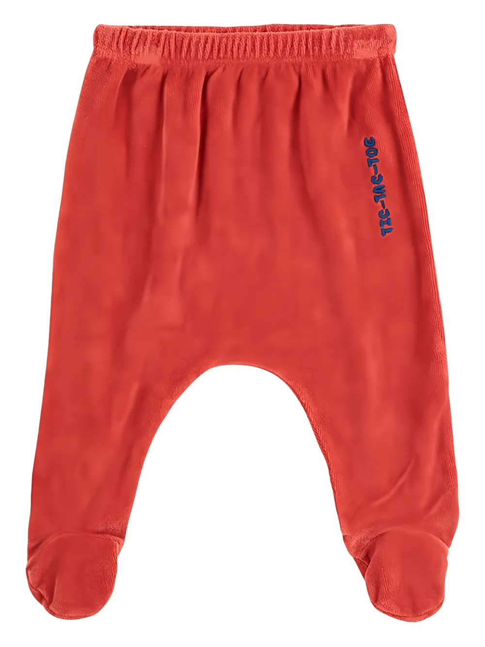 Bobo Choses Tic Tac Toe footed leggings | Red | Image 1