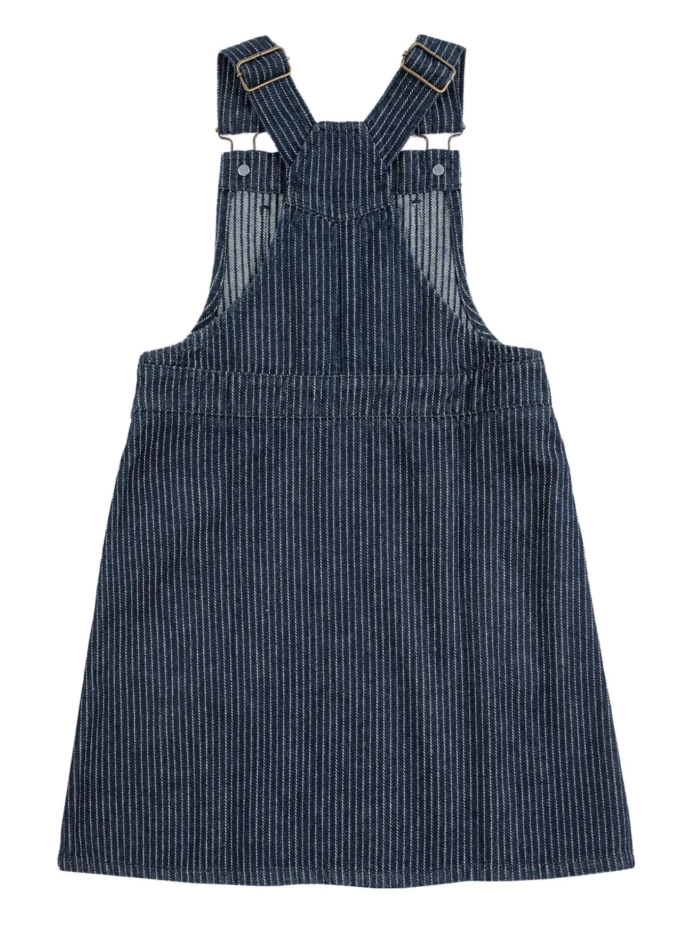 Bobo Choses Tic Tac Toe Denim Dress In Blue