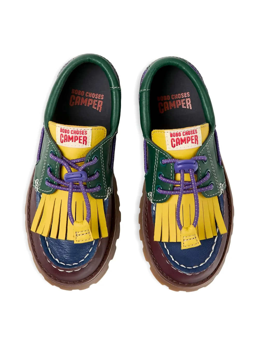 Bobo Choses Tassel-detail Boat Shoes In Green