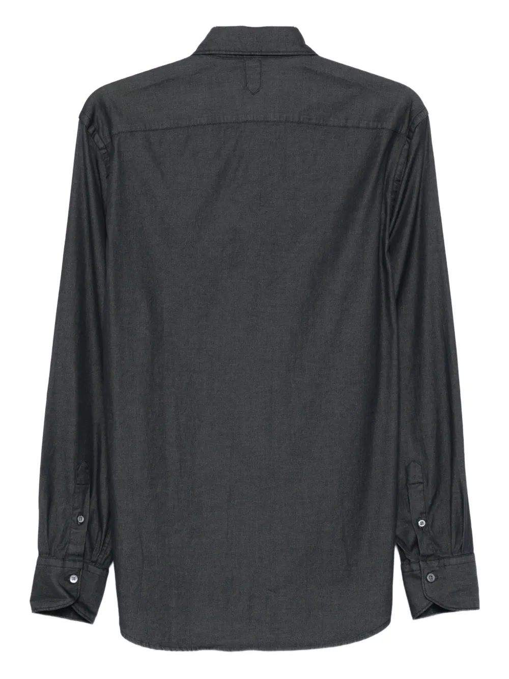 Canali Overhemd met knoopsluiting - Grijs