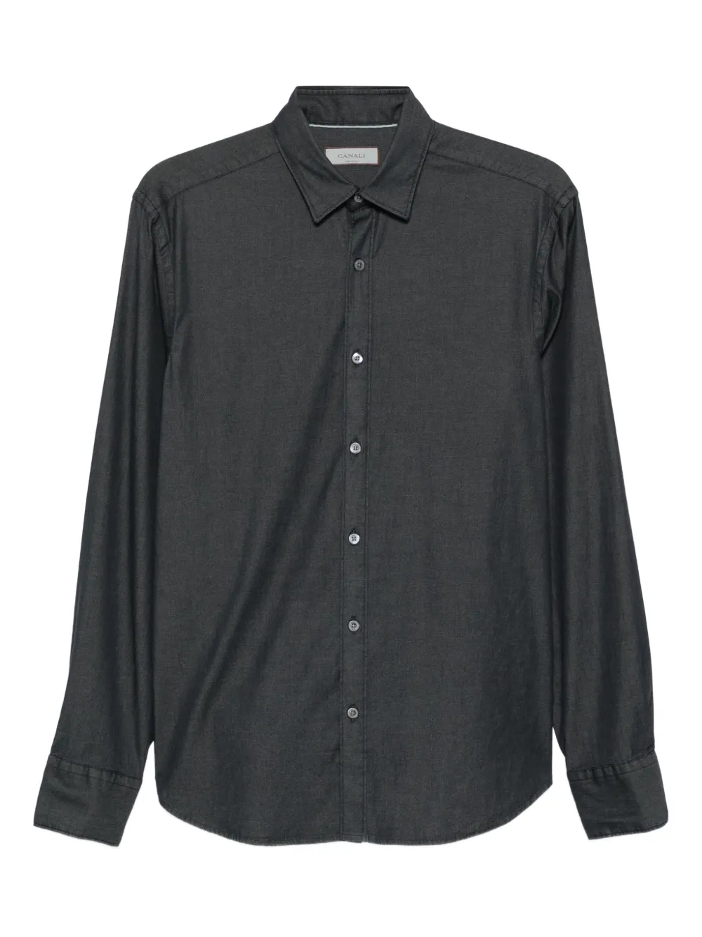 Canali camisa manga larga con botones | gris | Image 1