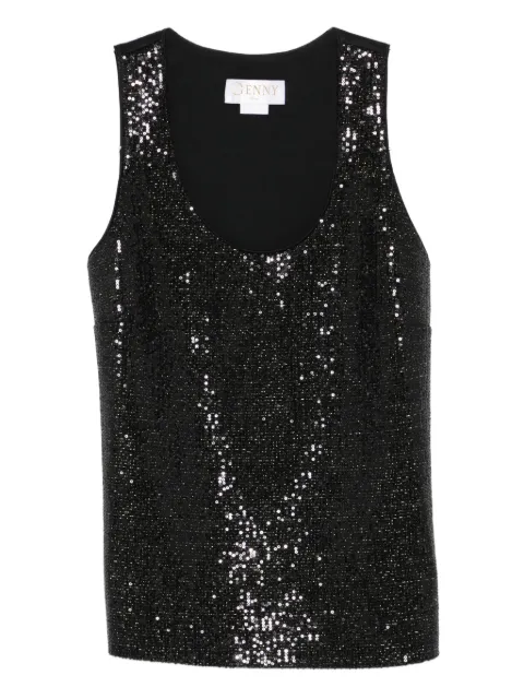 Genny sequin-embellished top