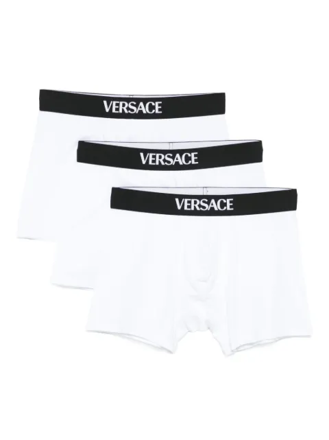Versace logo-waistband boxers (pack of three) 