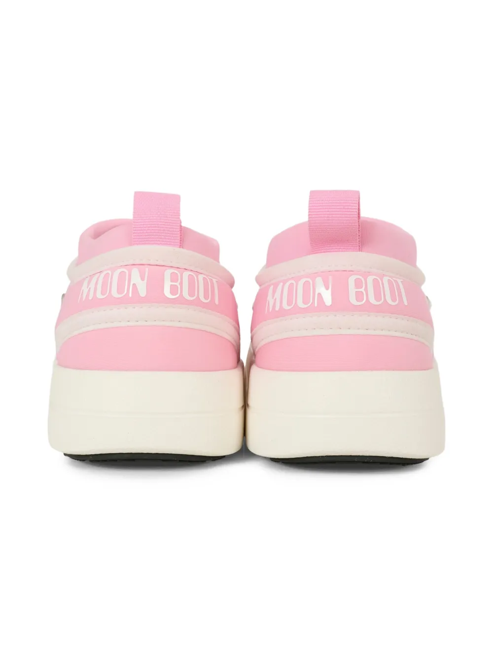 Moon Boot Kids Park Icon lace-up slip-on boots Pink