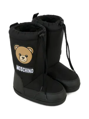 Moschino Kids（モスキーノ・キッズ）ブーツ - FARFETCH