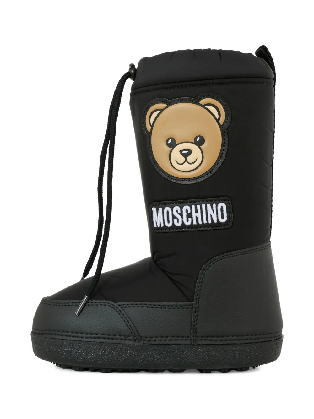 Moschino Kids teddy-motif snow boots Black