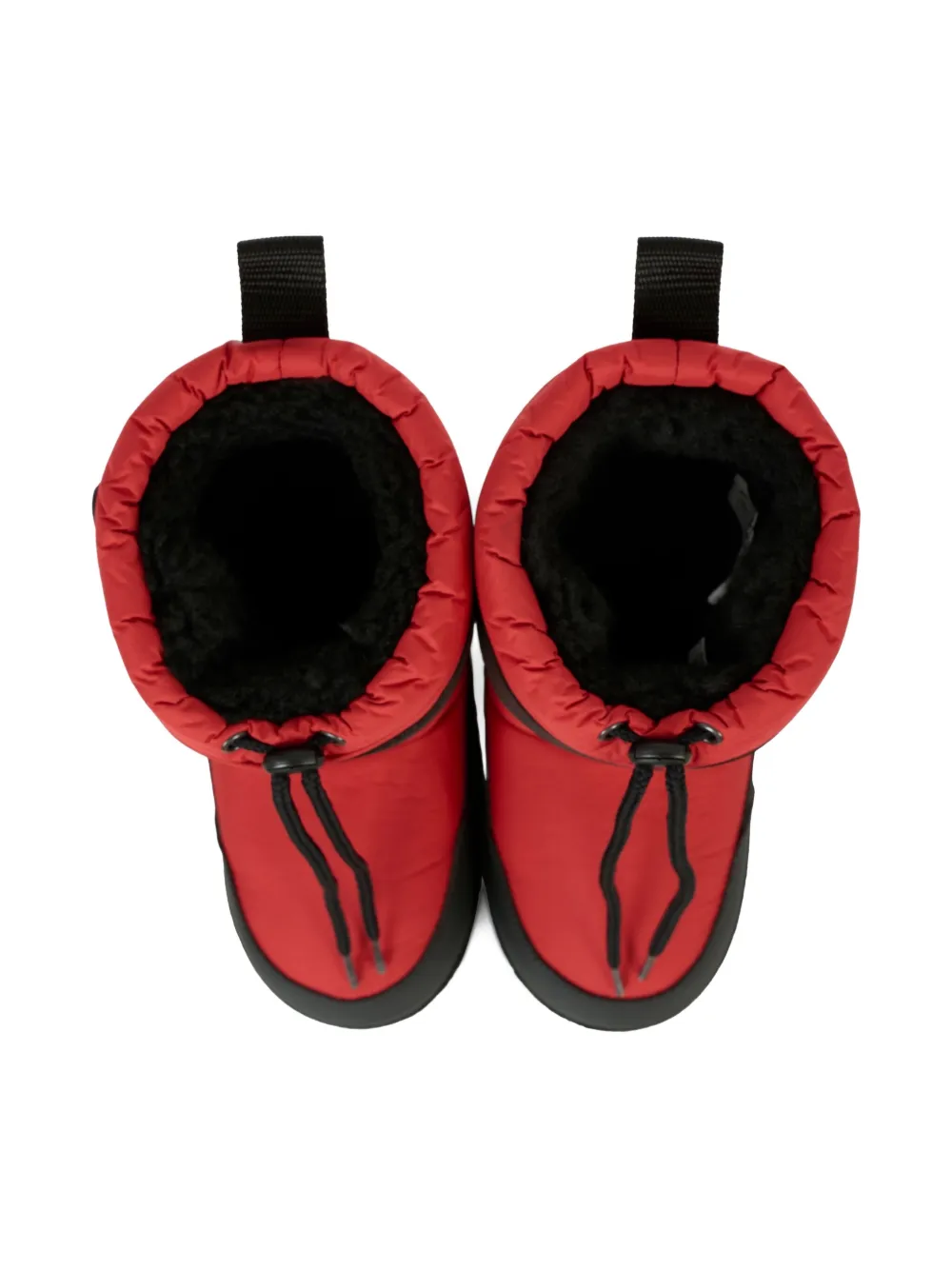 Moschino Kids teddy-motif snow boots Red