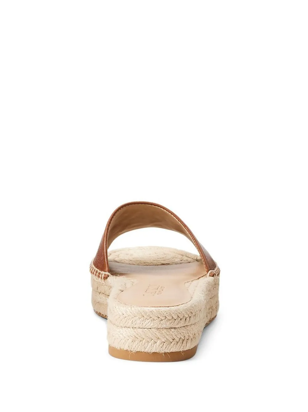 Lauren Ralph Lauren Polly embroidered platform espadrilles Brown