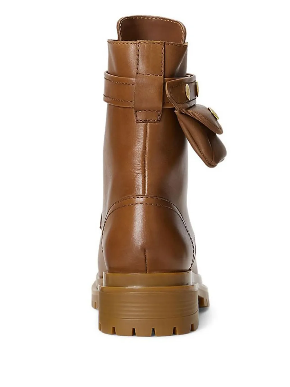 Lauren Ralph Lauren Cammie lace-up pocket boots Brown