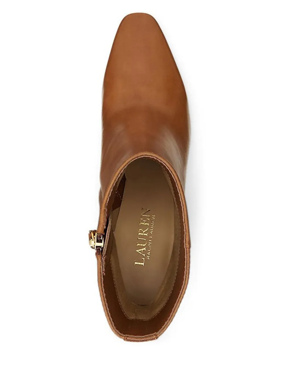 Lauren Ralph Lauren Willa leather zip-fastening boots Brown