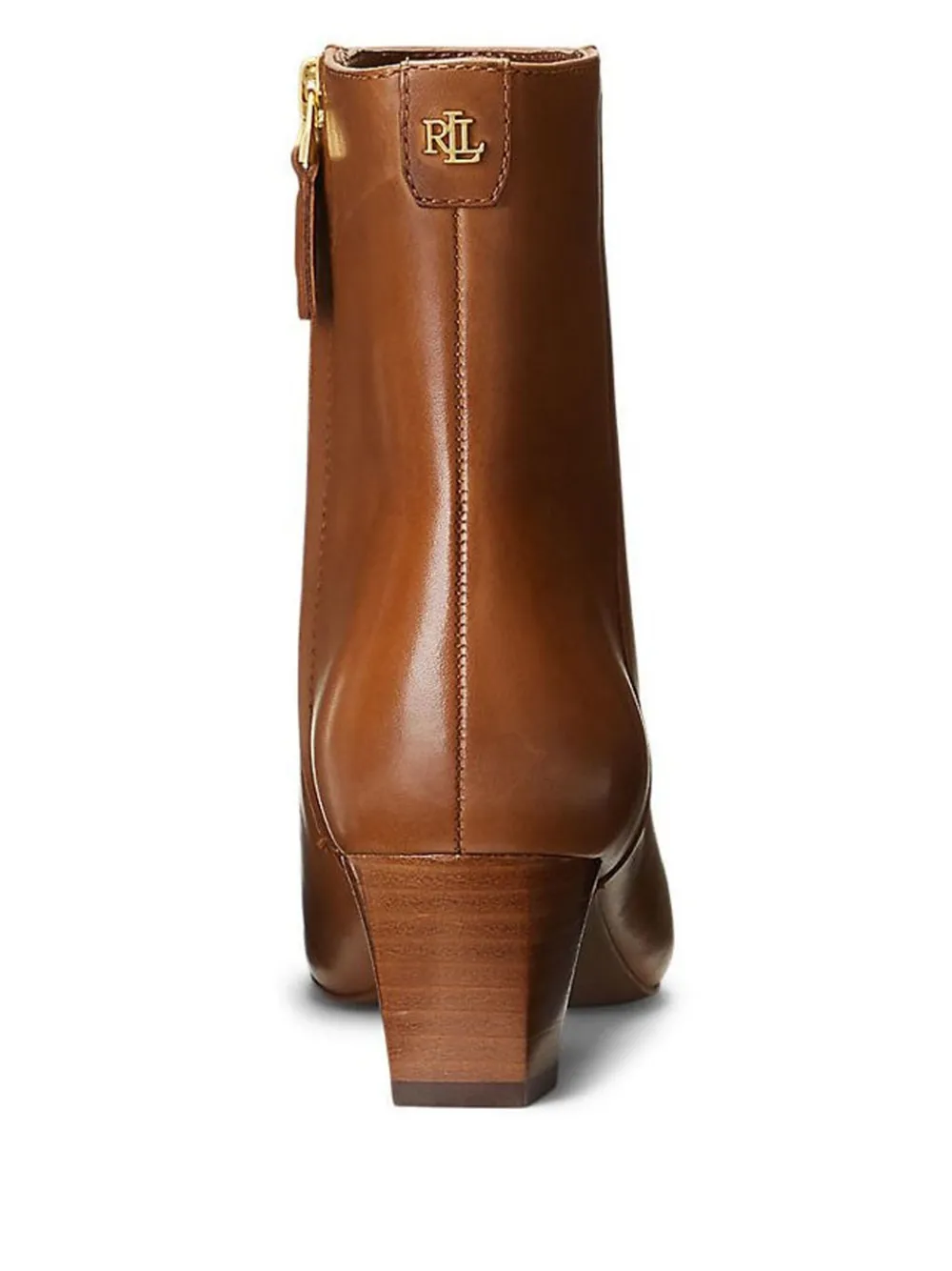 Lauren Ralph Lauren Willa leather zip-fastening boots Brown