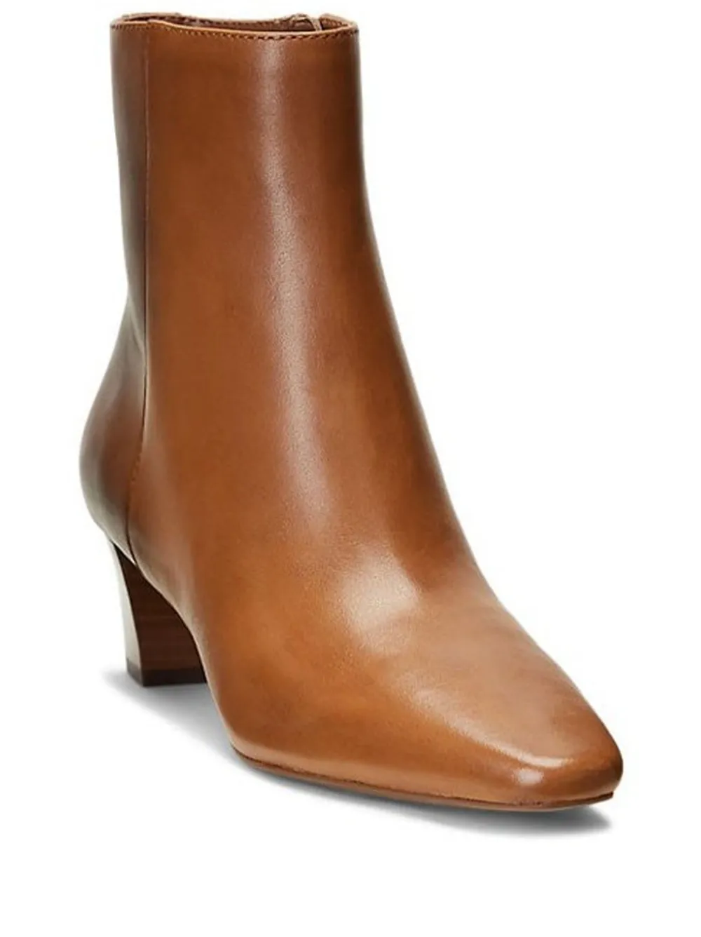 Lauren Ralph Lauren Willa leather zip-fastening boots Brown
