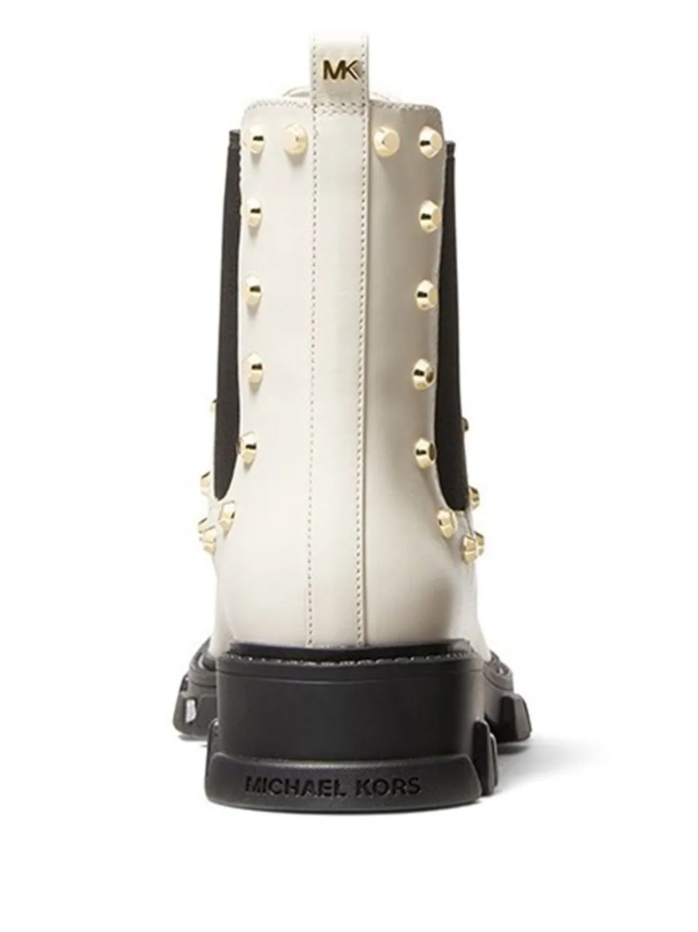 Michael Kors stud-embellished chelsea boots White