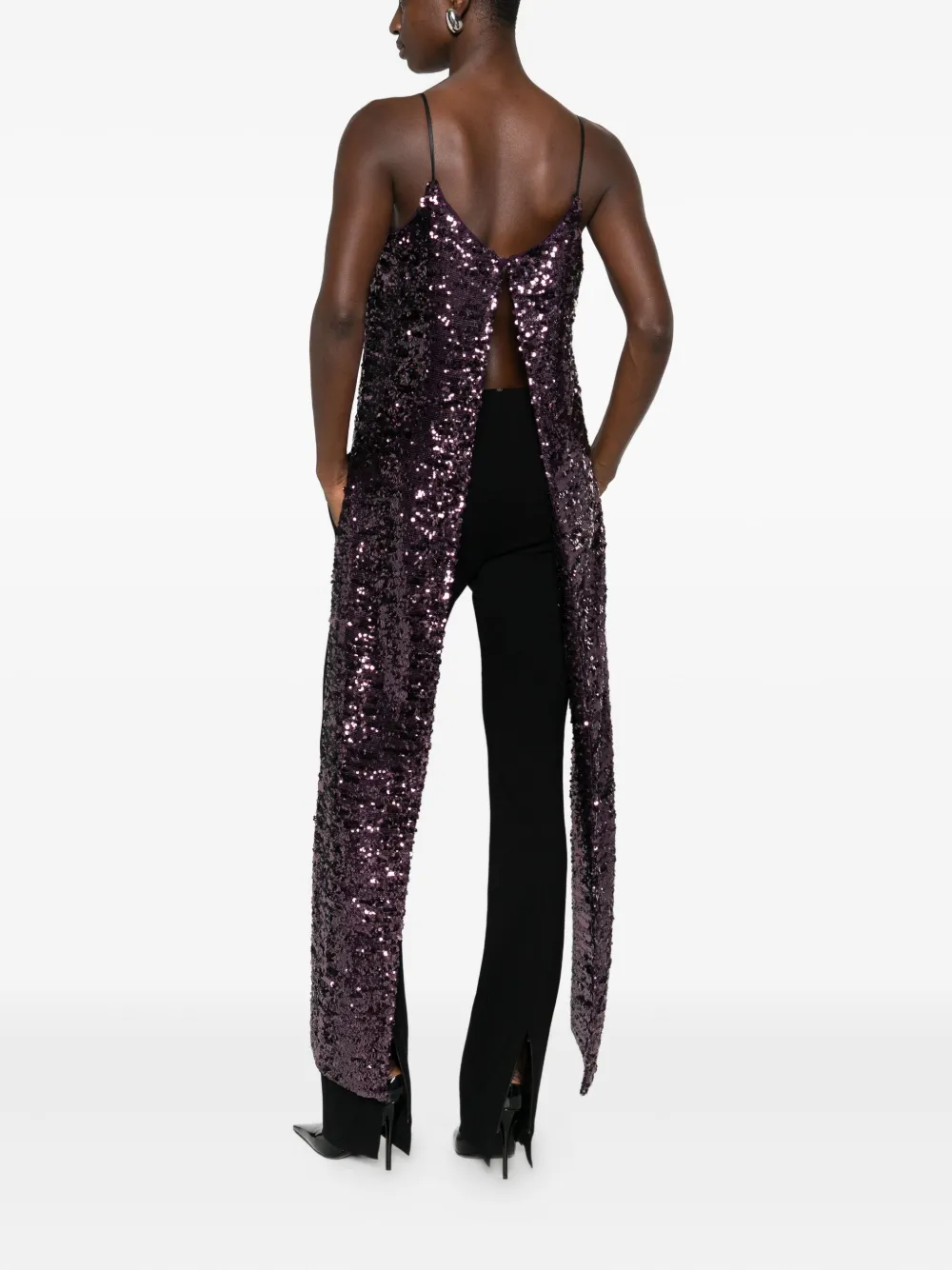 Rabanne sequinned sleeveless top | Vests & Tank Tops | Image 2