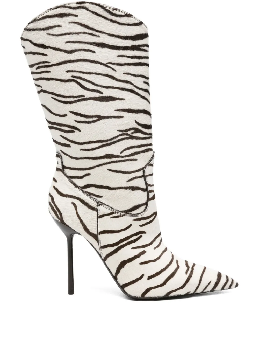 Paris Texas 105 mm leren knielaarzen Wit