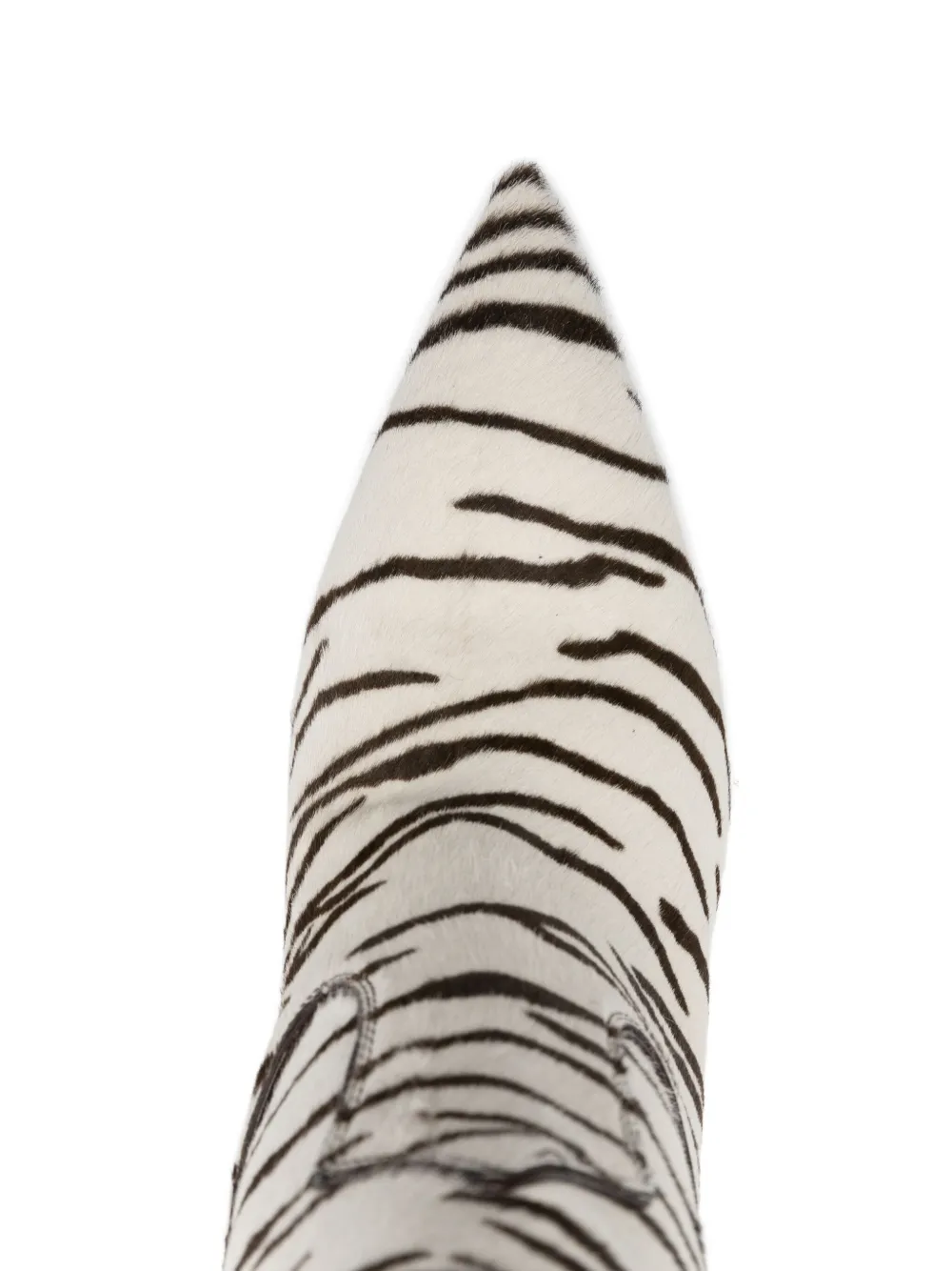 Paris Texas 105 mm leren knielaarzen Wit