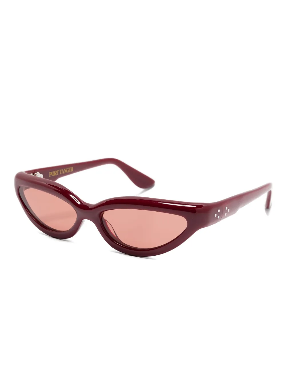Port Tanger Zonnebril met cat-eye montuur Rood
