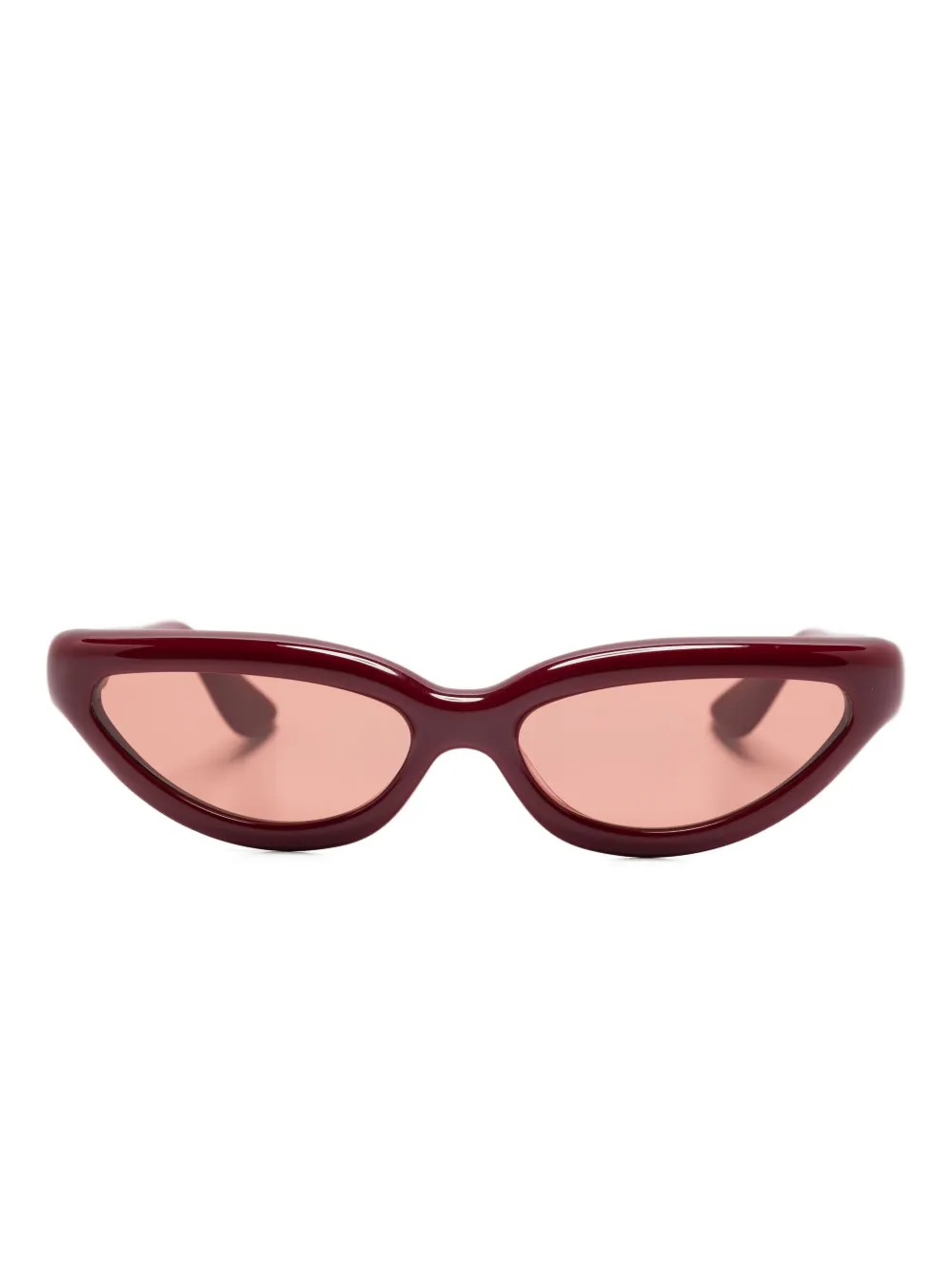 Port Tanger Zonnebril met cat-eye montuur Rood
