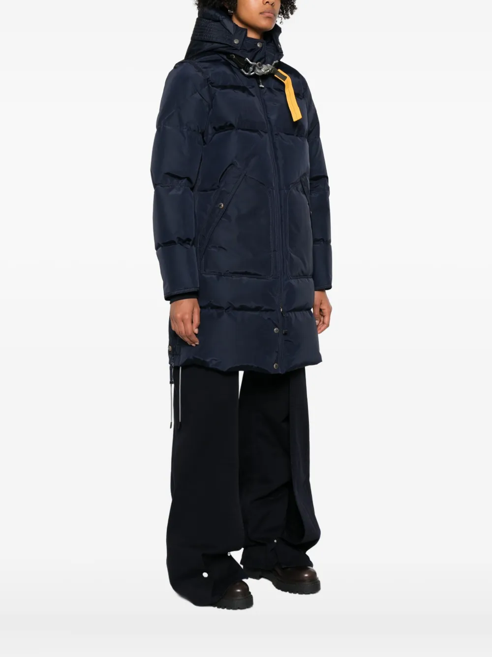 Parajumpers Long Bear gewatteerde jas met capuchon Blauw