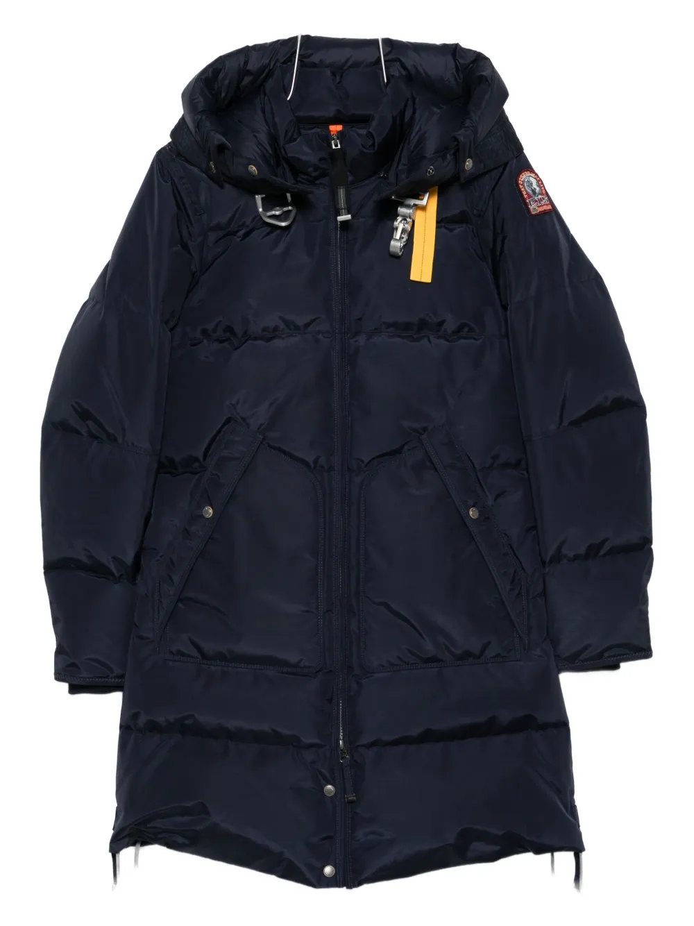 Parajumpers Long Bear hooded quilted coat - Blu