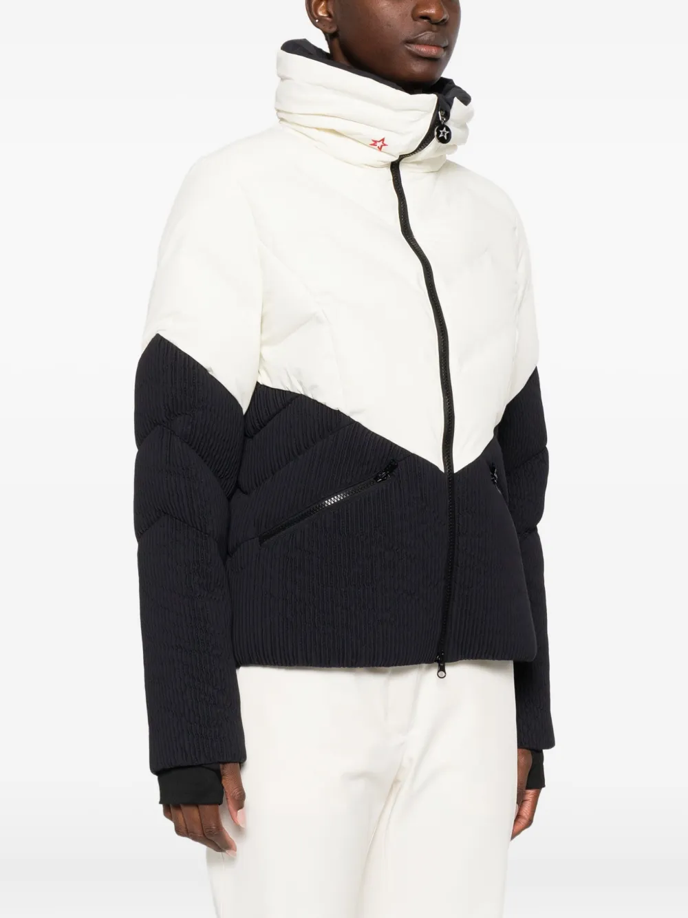 Perfect Moment Zip-up Bomber Jacket In Black