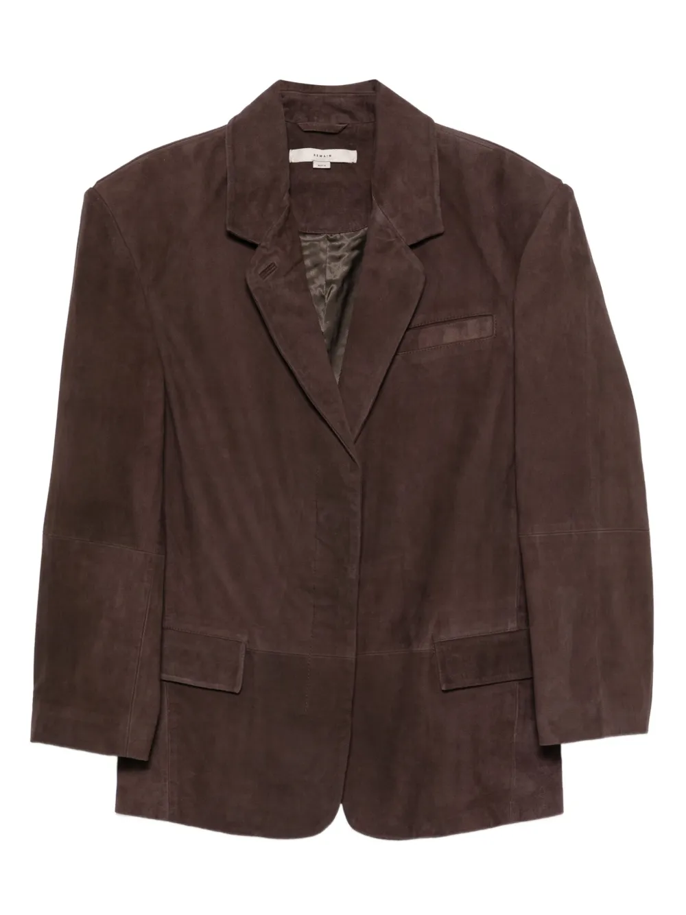 REMAIN Blazer met enkele rij knopen Bruin