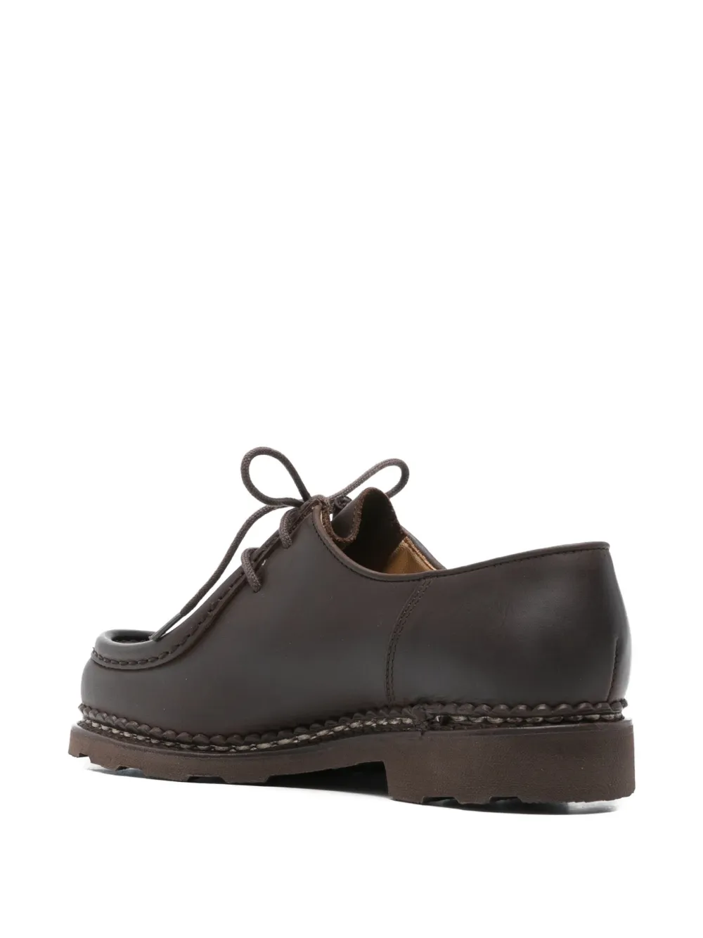 Paraboot 25 mm leren derby veterschoenen Bruin