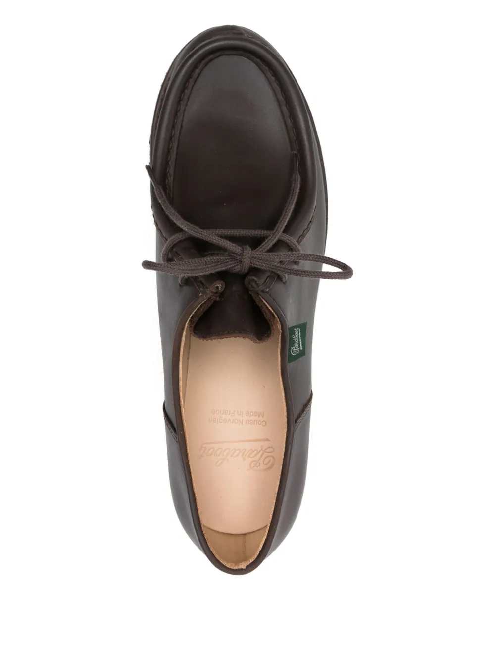 Paraboot 25 mm leren derby veterschoenen Bruin