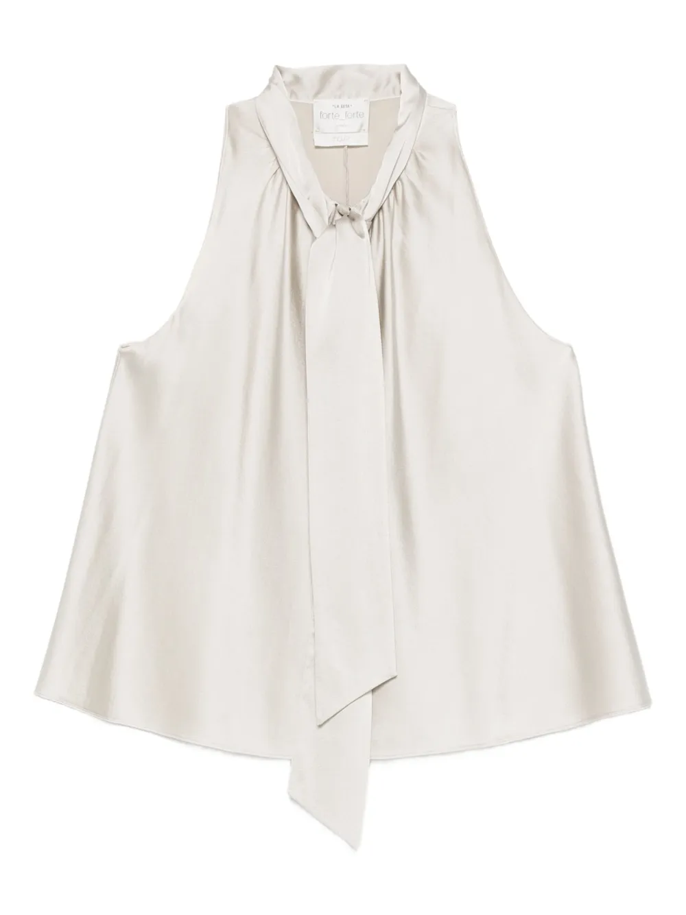 bow-tie satin top
