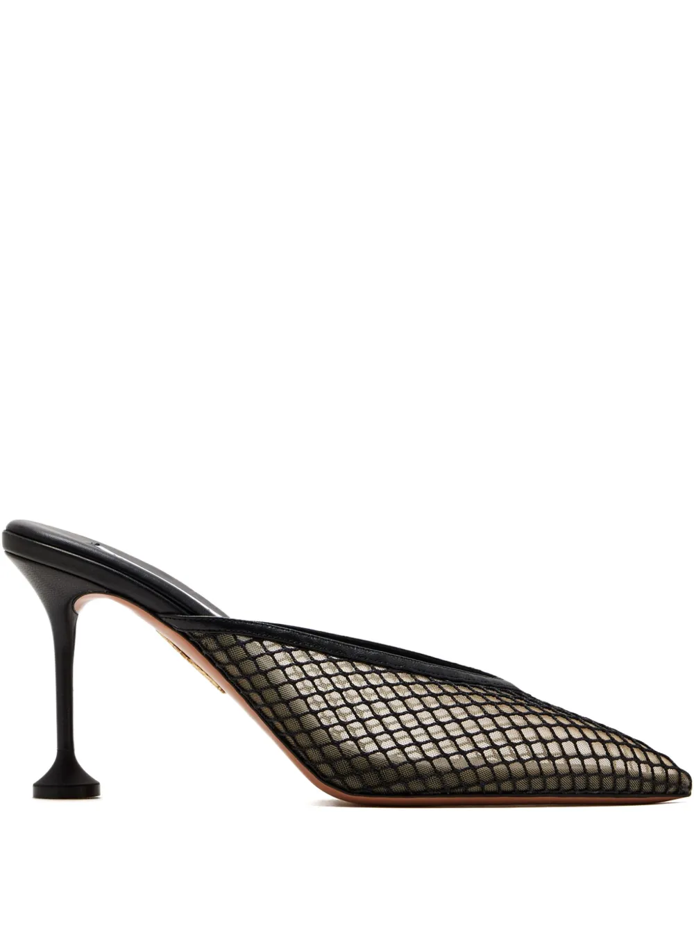 Aquazzura 85mm Bisous mesh pumps Black