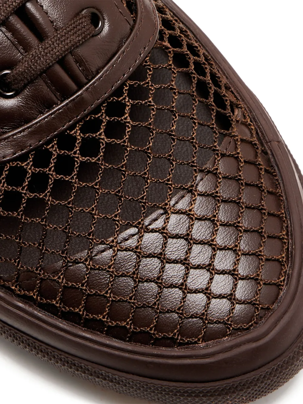 Aquazzura mesh-panel sneakers Brown