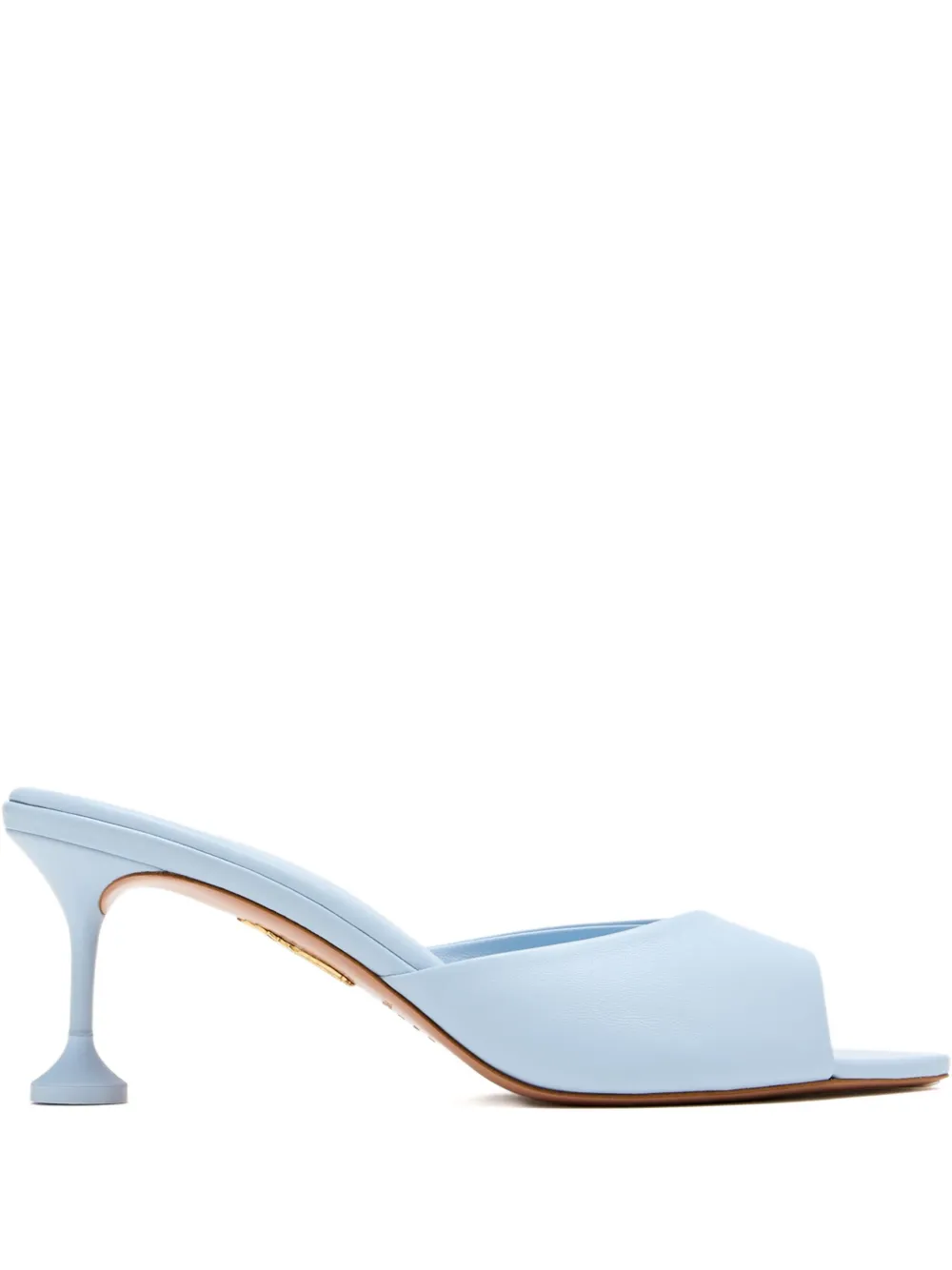 Aquazzura 65mm Bisous open-toe sculpted-heel sandals Blue
